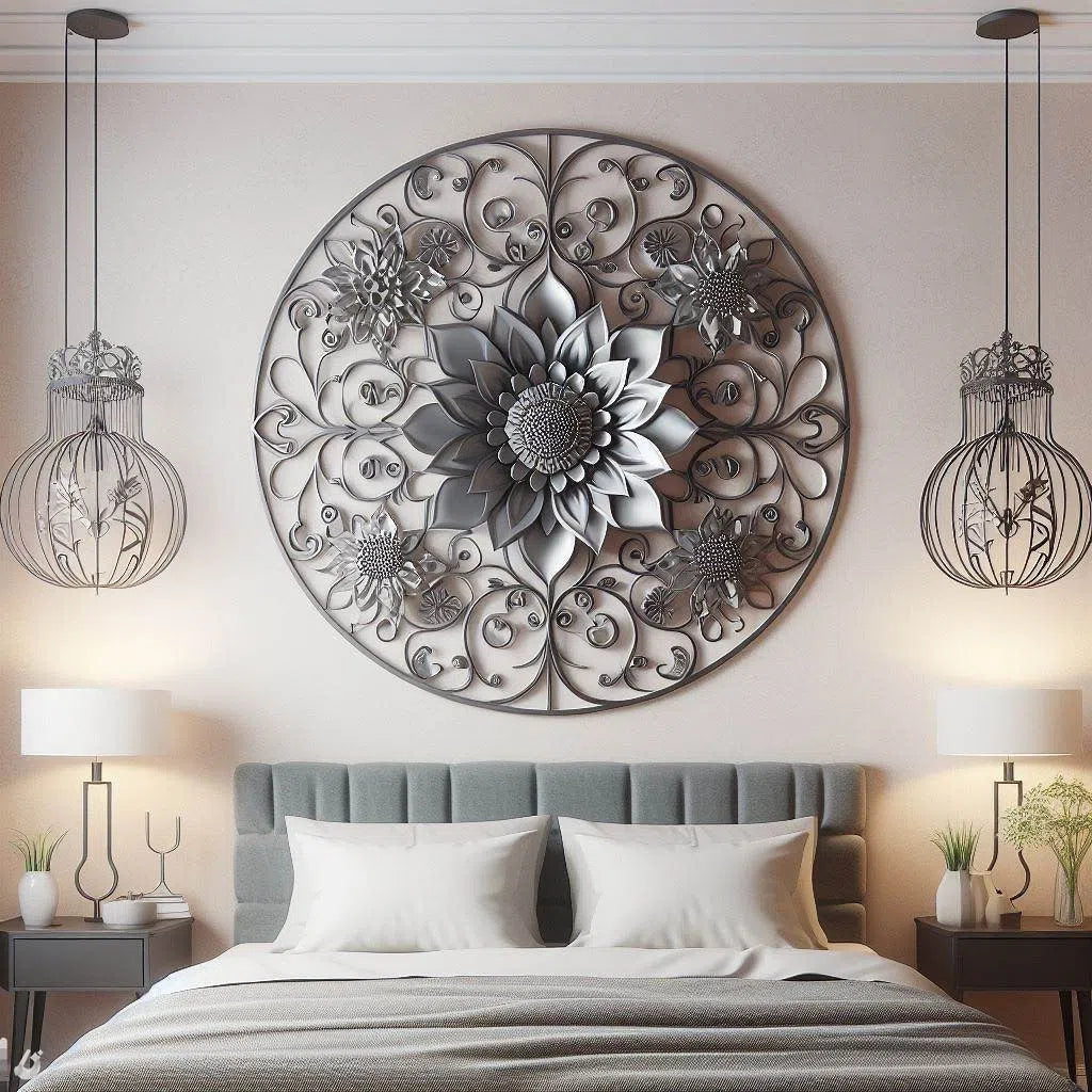 Beauty of Blooms: Floral Design Metal Wall Art