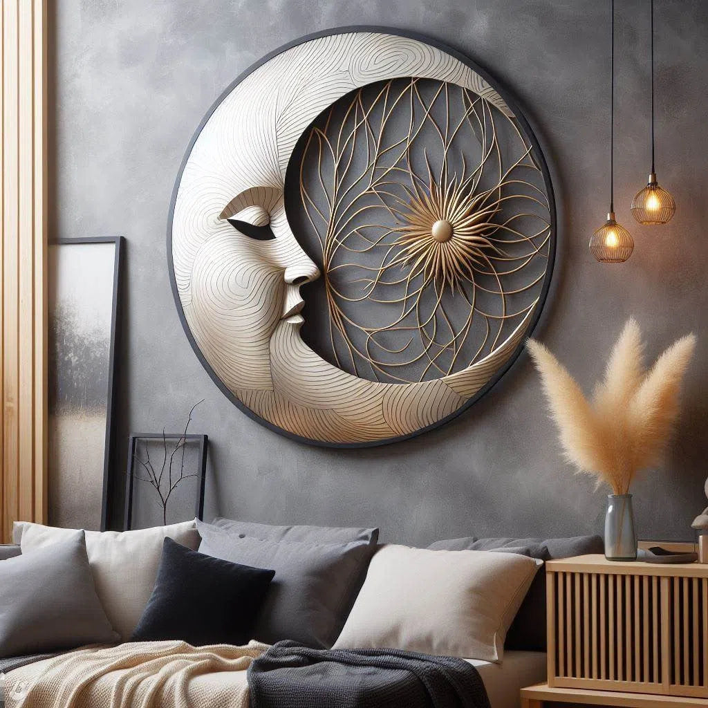 Celestial Harmony Metal Wall Decor