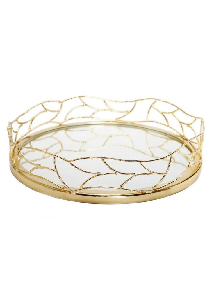 Gold Display Tabletop Tray